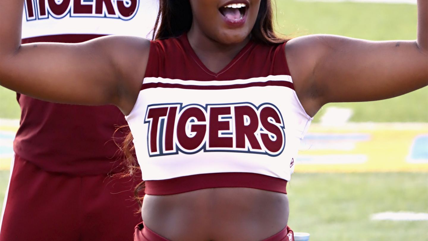 Sideline view of a Southern University versus Texas Southern University game